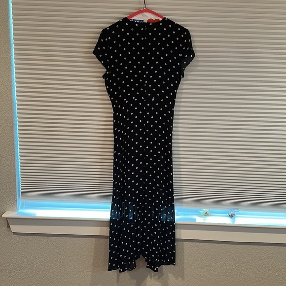 Midi-length pika dot casual dress - Picture 2 of 2